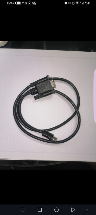 کابل برنامه و تغییر سریال دستگاه کارتخوان Pax s90 تک پورت