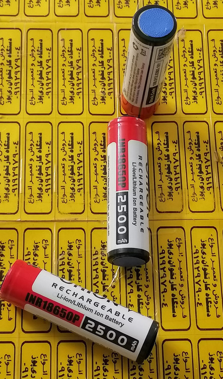 باتری لیتیوم یون اوریون ORION با ظرفیت نامی 2500mAh