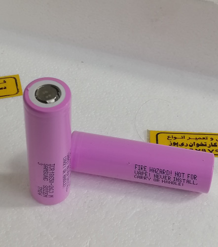 باتری لیتیوم یون سامسونگ ICR18650با ظرفیت نامی 2600 میلی امپر ساعت